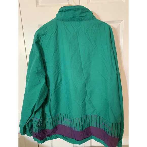 Vtg Pro Spirit Men’s Sz XL Green Anorak Pullover 1/2 Zip Jacket - Picture 9 of 9